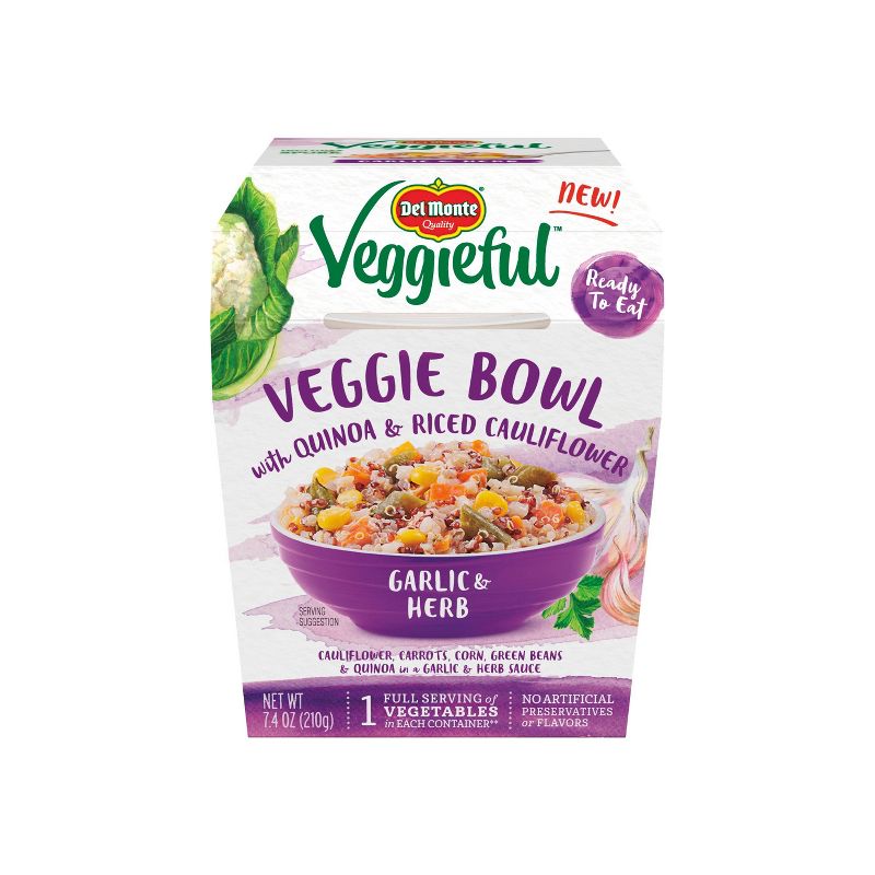 Del Monte Garlic & Herb Veggie Bowl - 7.4oz