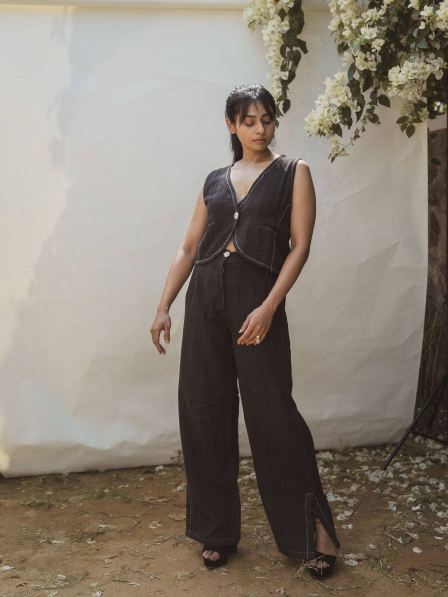 Lafaani Black Sonder Long Skirt