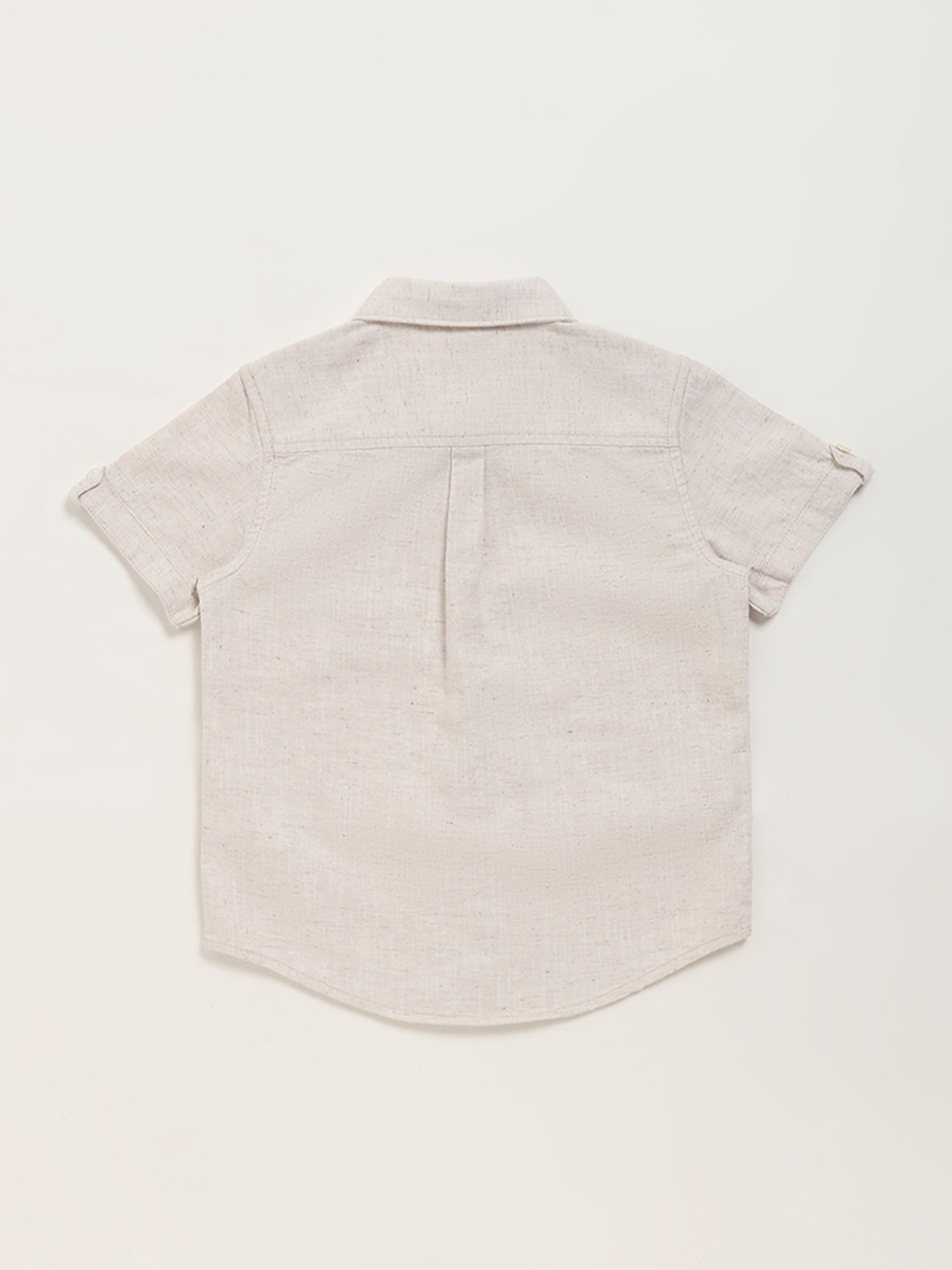 HOP Kids by Westside Plain Beige Shirt