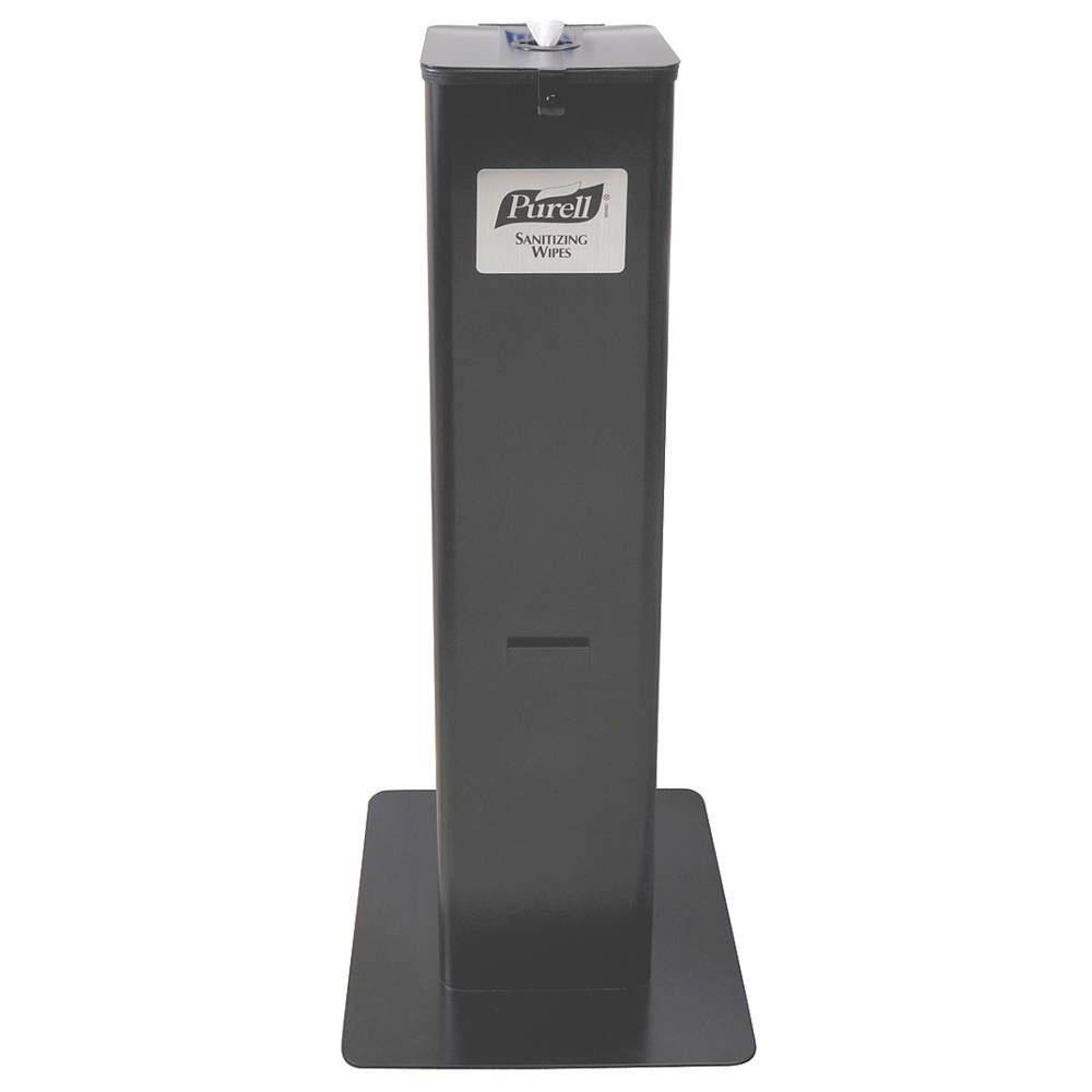 PURELL 9118-DS2B Hand Sanitizing Wipes Dispenser, Floor Stand, Black, 1200 wipe