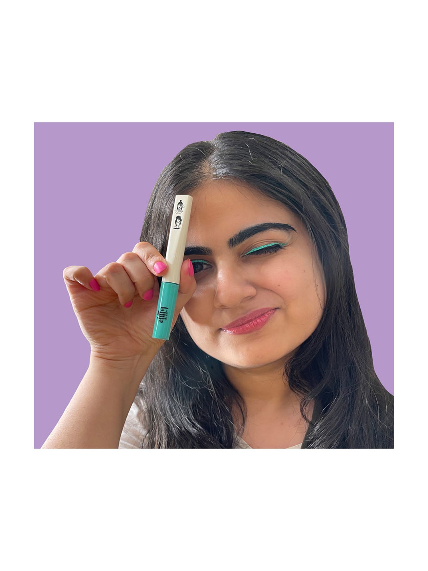 Elitty All Eyes on You Pop Eyeliner - High Maintenance (Matte Cyan Green) - 4 ml