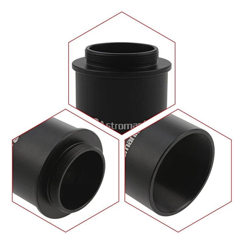 C Mount to 125 Video Camera Barrel Adapter Telescope Astrophotography