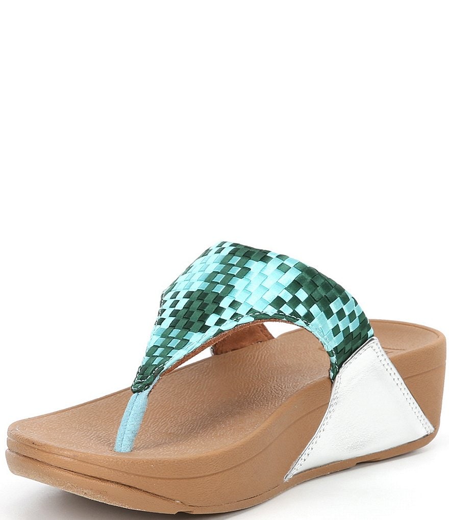 FitFlop Lulu Silky Weave Toe Post Sandals