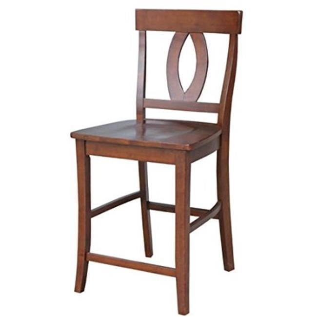 International Concepts S581-1702 Verona Counterheight Stool - 24'' SH Espresso