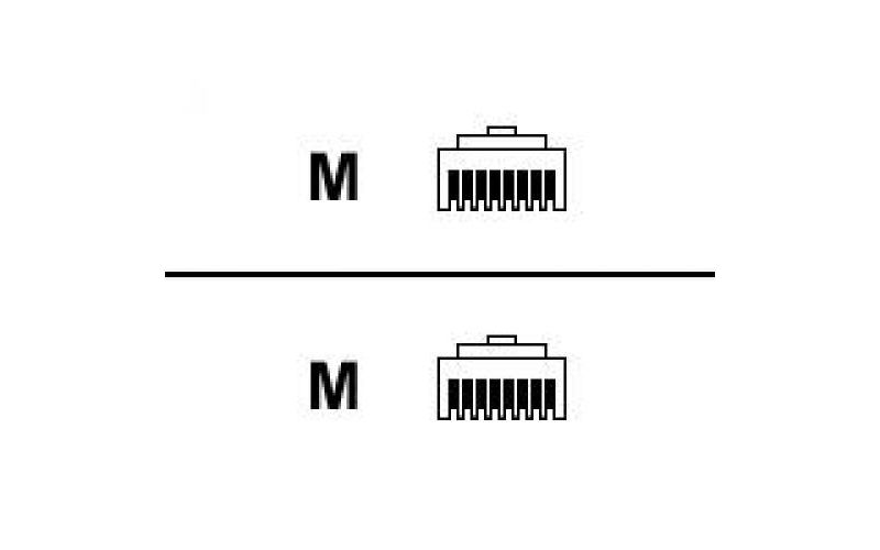 Digi Network Cable - RJ-45 Male - RJ-45 Male - 6ft