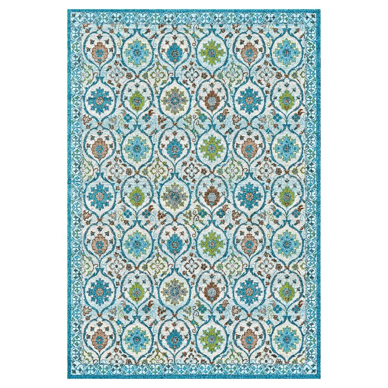 2'2"X4' Jacquard Woven Accent Rugs Pistachio - Weave & Wander