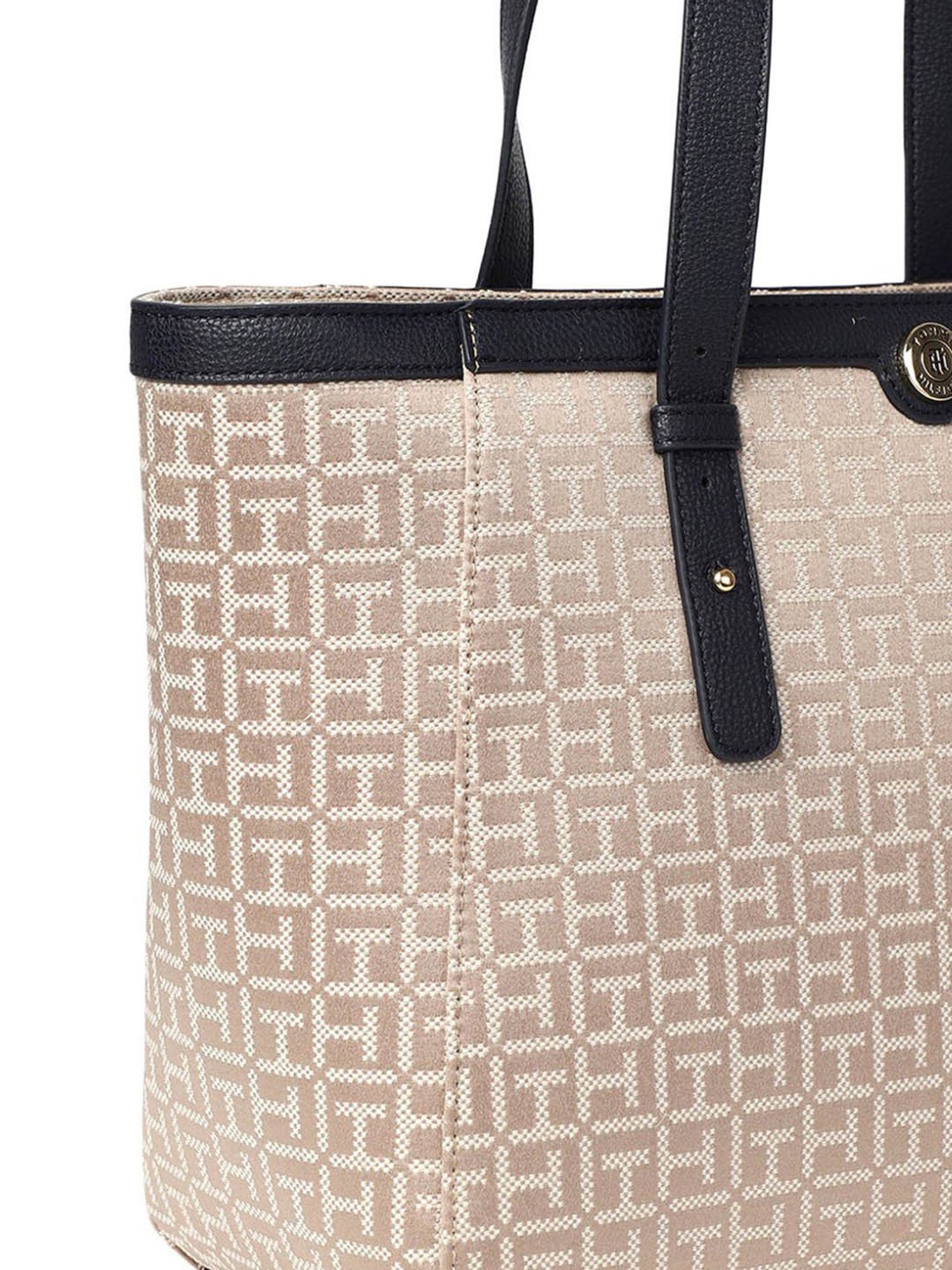 TOMMY HILFIGER Beige WILDER II Logo Shoulder Bag