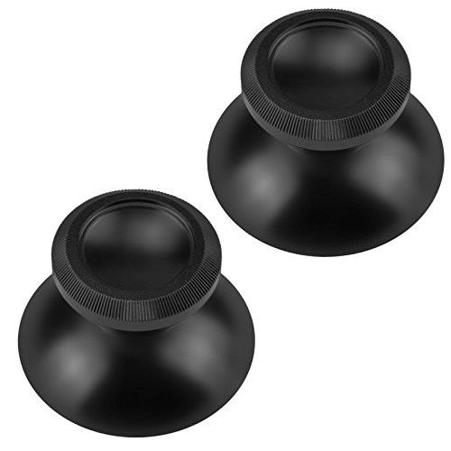 mcbazel aluminum alloy metal analog thumbstick for xbox one black set of 2
