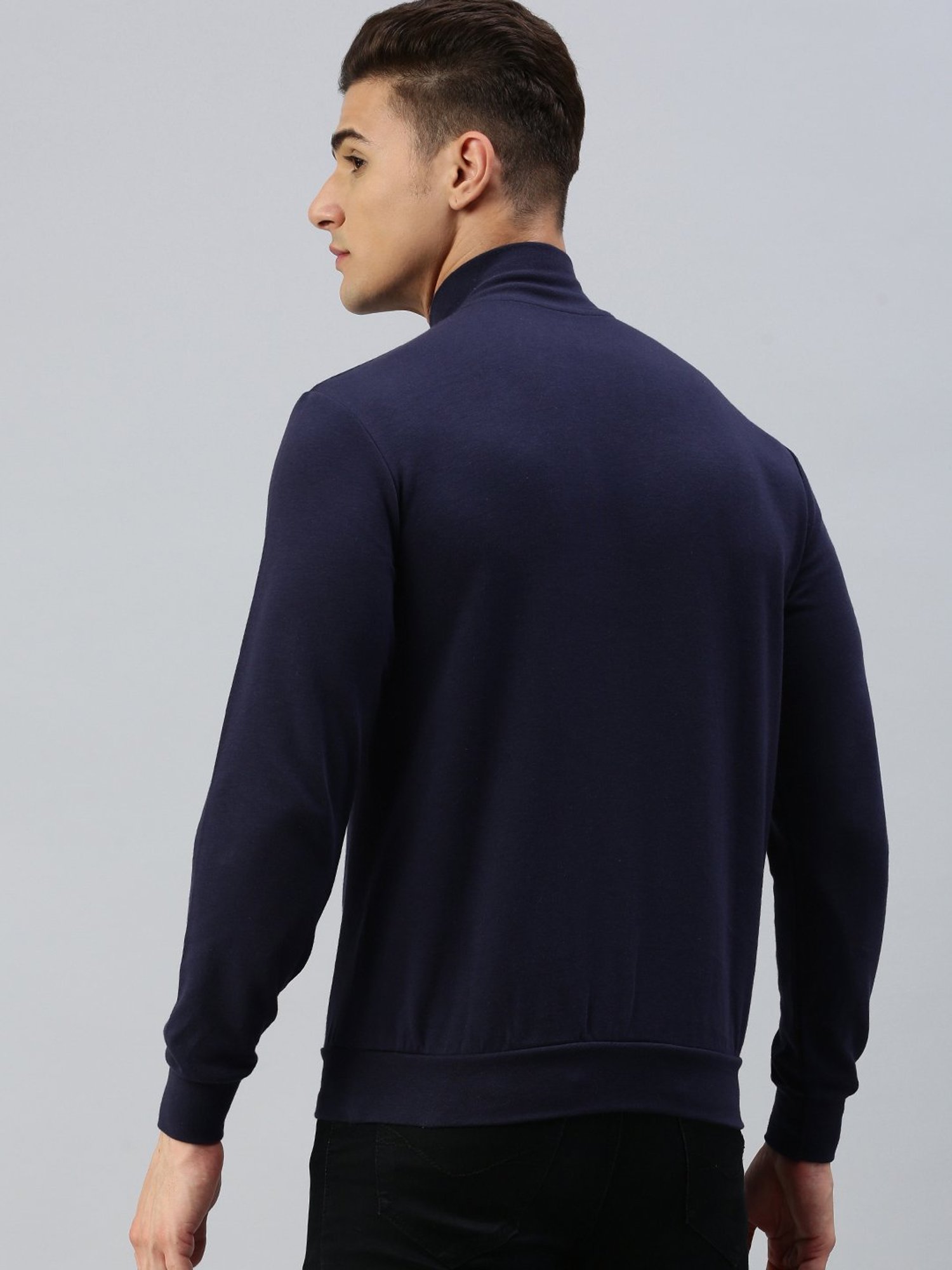 Sporto Navy Regular Fit T-Shirt