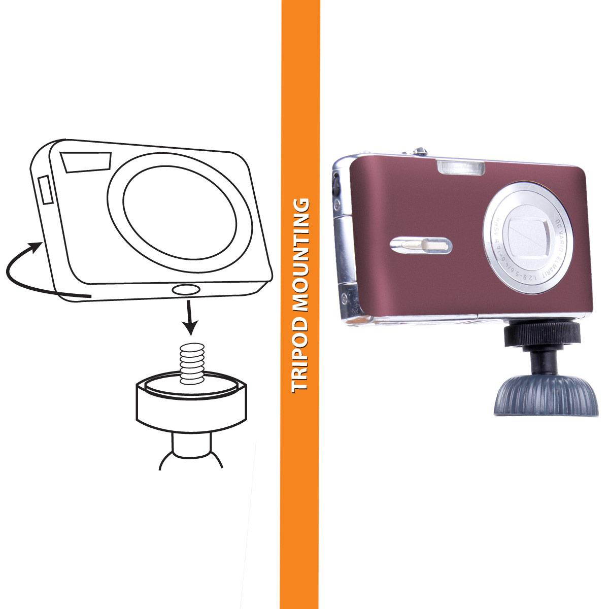 USA Gear GRCMAZM100BKEW+CLTH Camera Mount