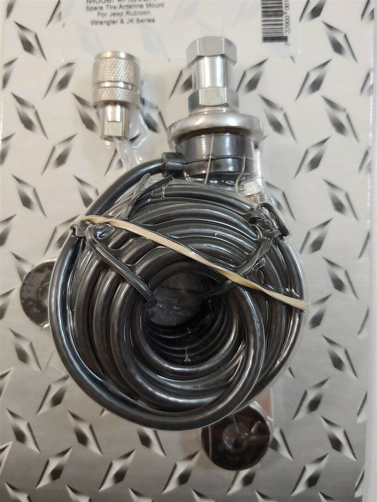 Accessories Unlimited AUJ2K Jeep HD Spare Tire CB Antenna Mount with 18 ft Coax