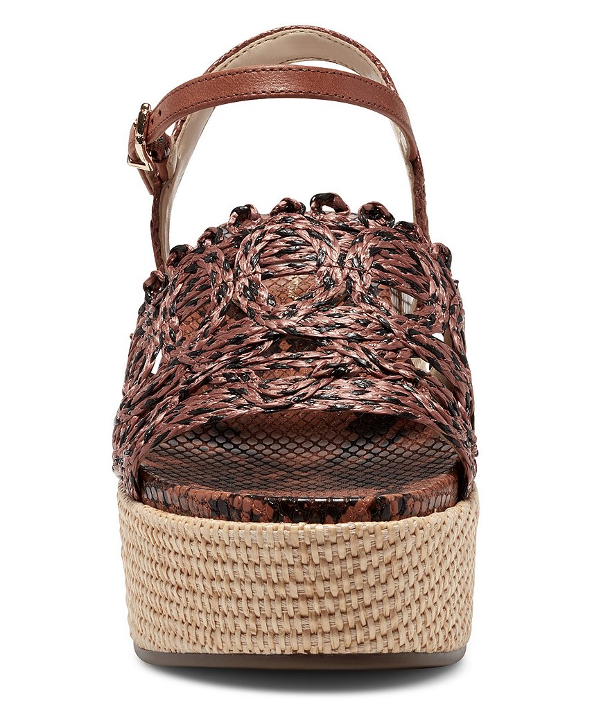 Jessica Simpson Camilia Raffia Platform Wedges
