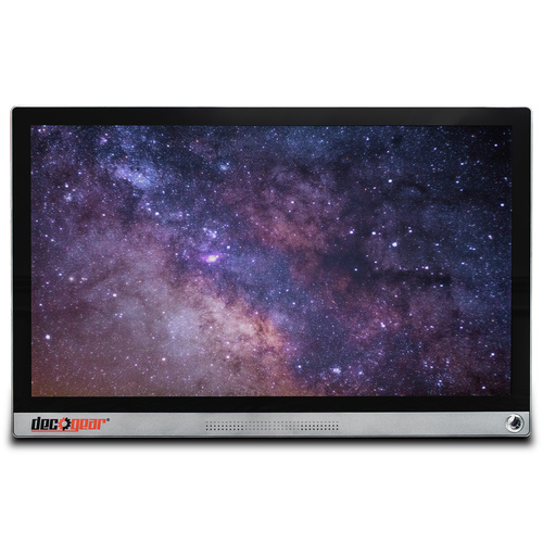 Deco Gear 15.6 Portable Monitor 1080p IPS HD Panel, Touchscreen with 10 Point Capacitive Control, 10,000 mAh Battery, Built-in Dual Speakers & USB Type-C and HDMI Devices Connections