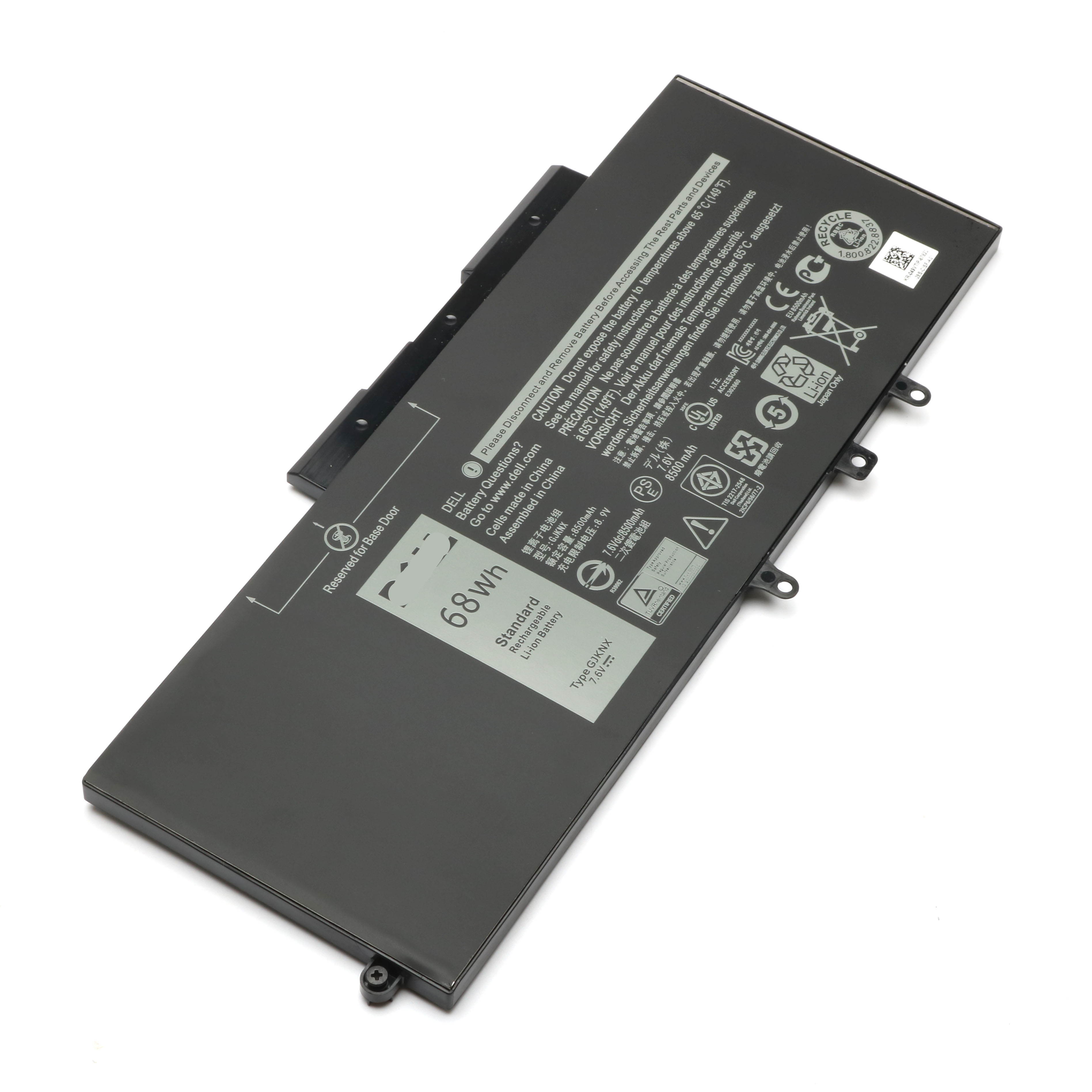 NEW DELL GJKNX Replacement Laptop Battery Compatible with Dell Precision 15 3520 Latitude E5580 E5480 E5280 E5490 E5590 Series GD1JP 0GD1JP (7.6V 68WH)