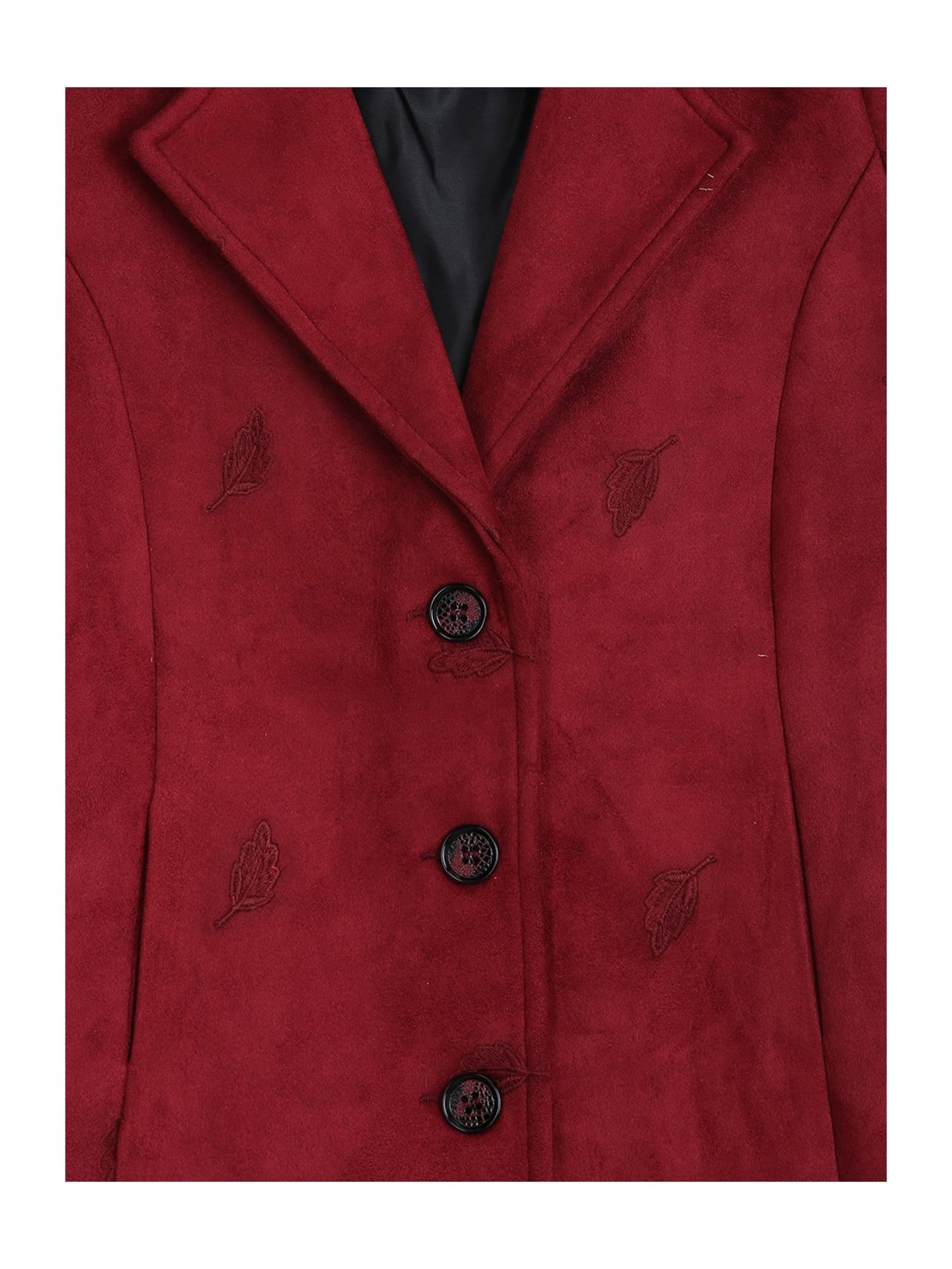 Elle Kids Maroon Printed Jacket