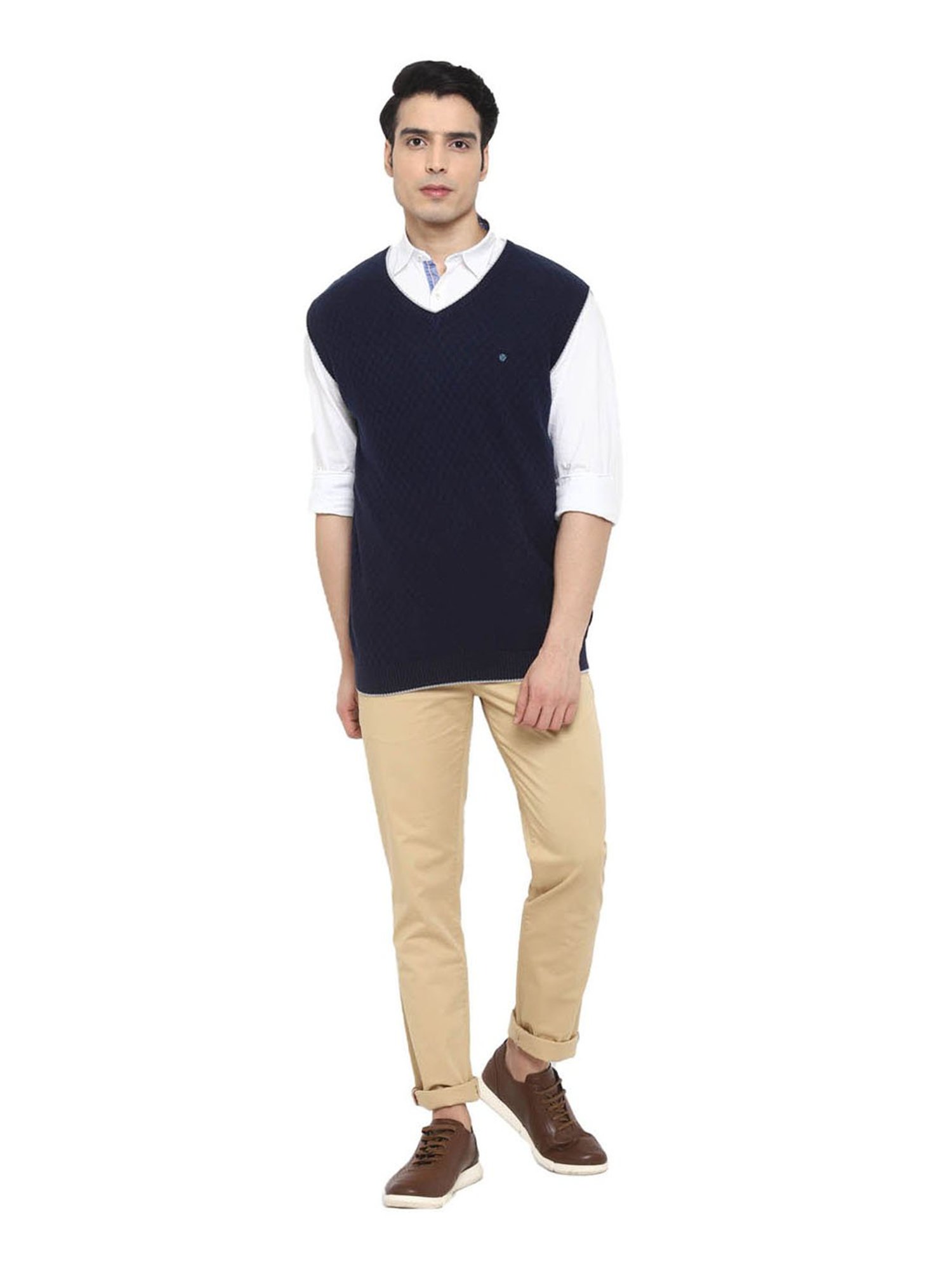 Turtle Blue Regular Fit Pullover