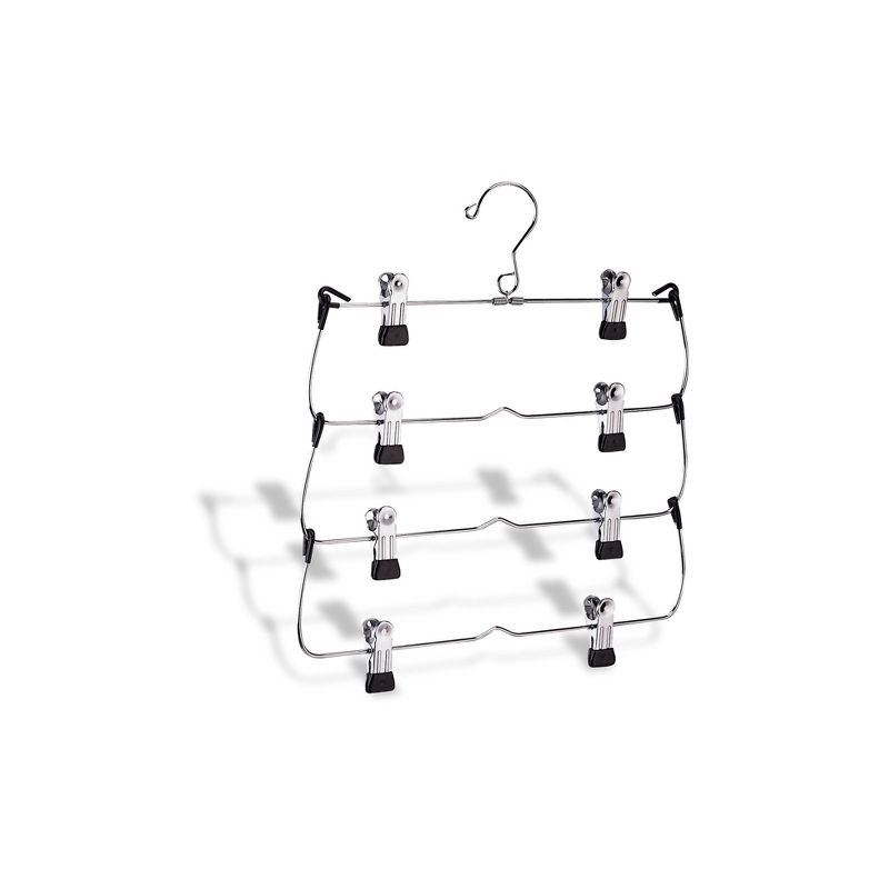 StorageWorks (Set of 2) 3-Shelf Hanging Closet Organizers Gray