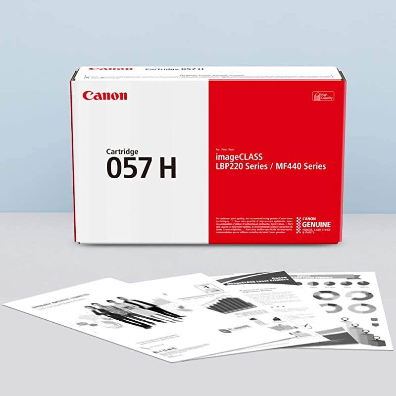 Genuine Toner Cartridge 057 Black High Capacity 3010C001 1Pack for  imageCLASS MF449dw MF448dw MF445dw LBP228dw LBP227dw LBP226dw Laser Printers 057 H