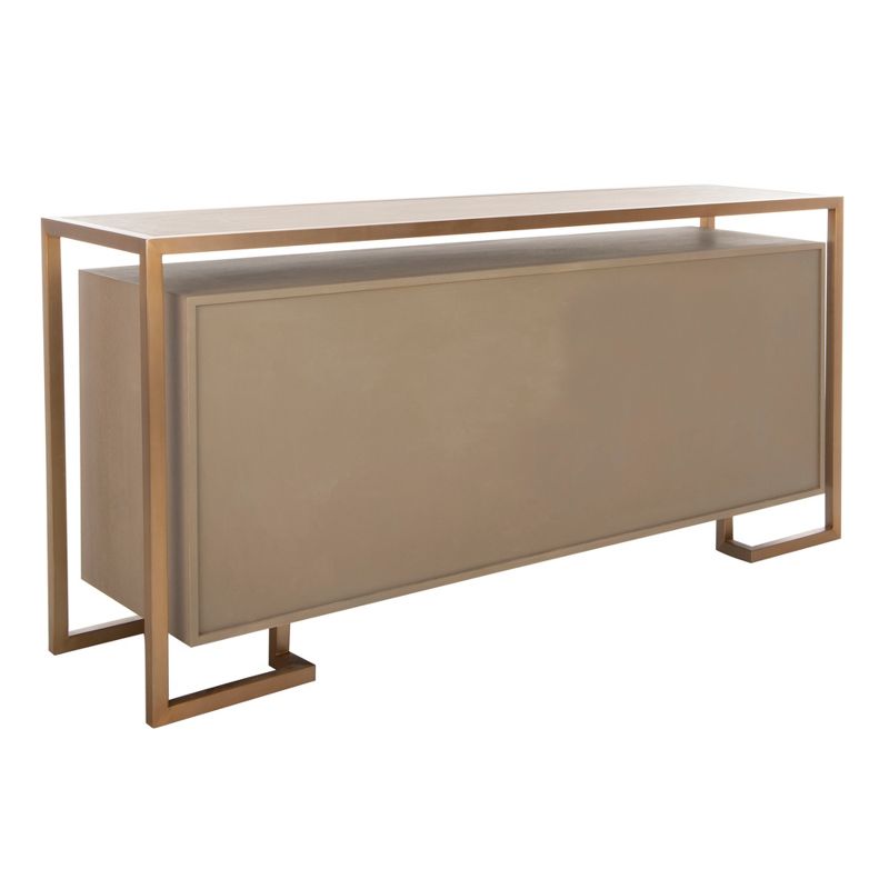 Carmel Sideboard Dark Brown/Black - Chique