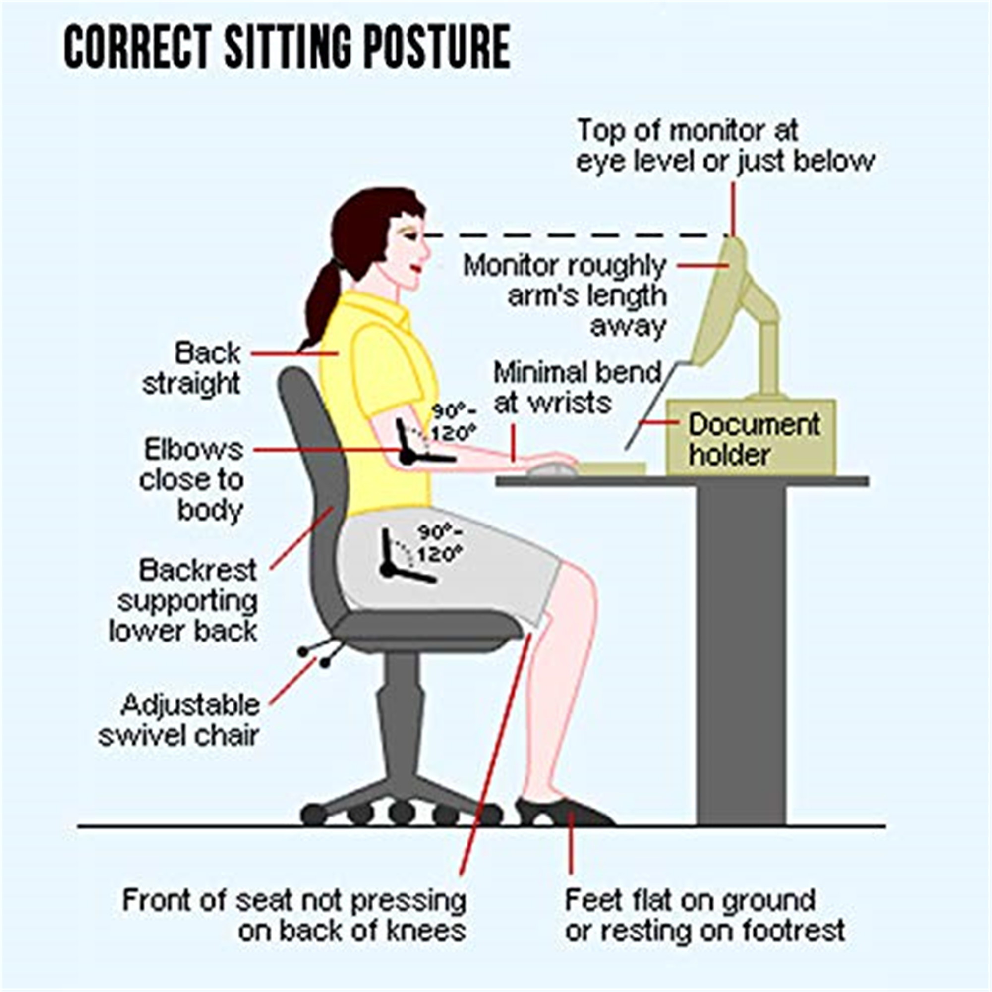 Ergonomic Office Chair Desk Computer High Back Swivel Chair Managerial Executive Chair with Adjustable Lumbar Support