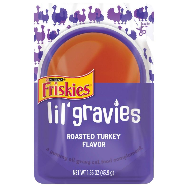 Friskies Gravies Roasted Turkey Flavor Wet Cat Food - 1.92oz