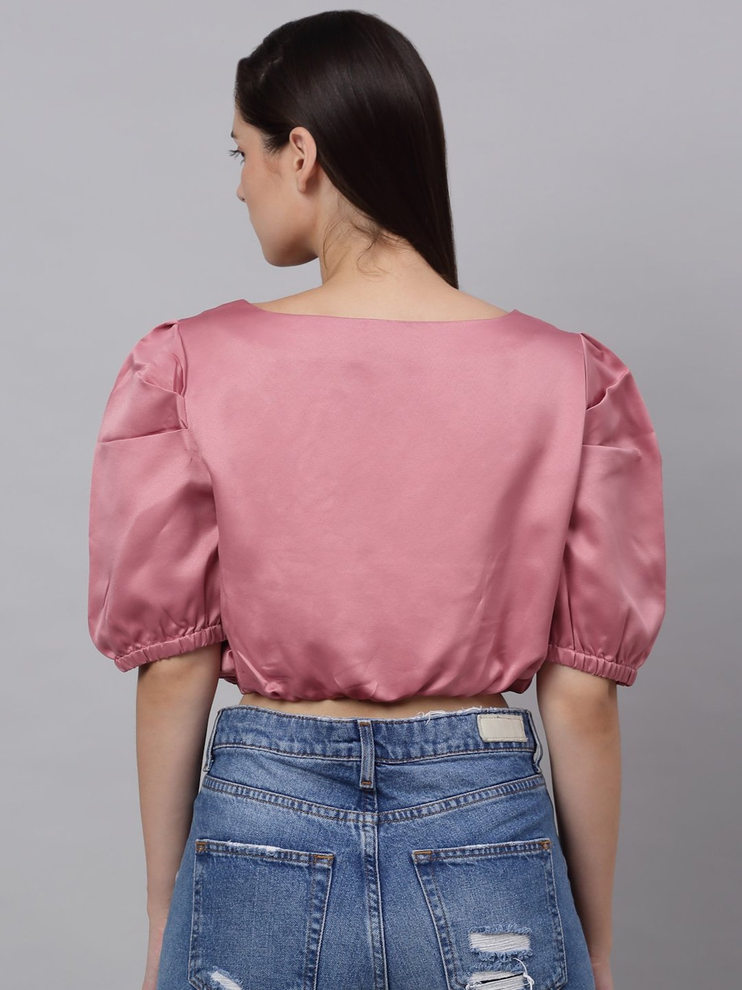 NEUDIS Pink Crop Top