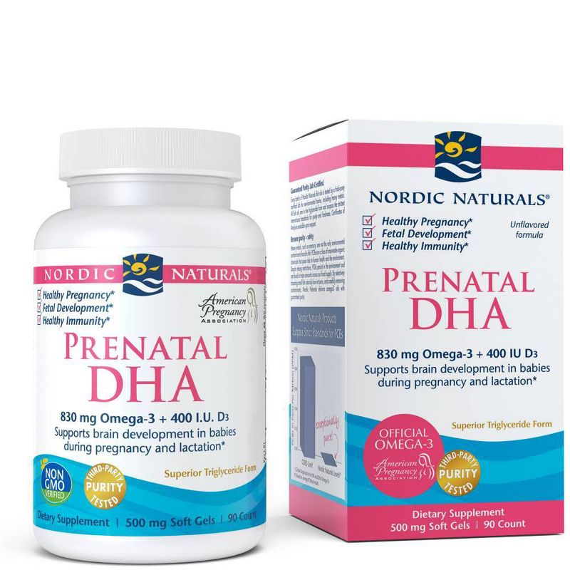 Nordic Naturals Prenatal DHA Softgels Dietary Supplement - 90ct