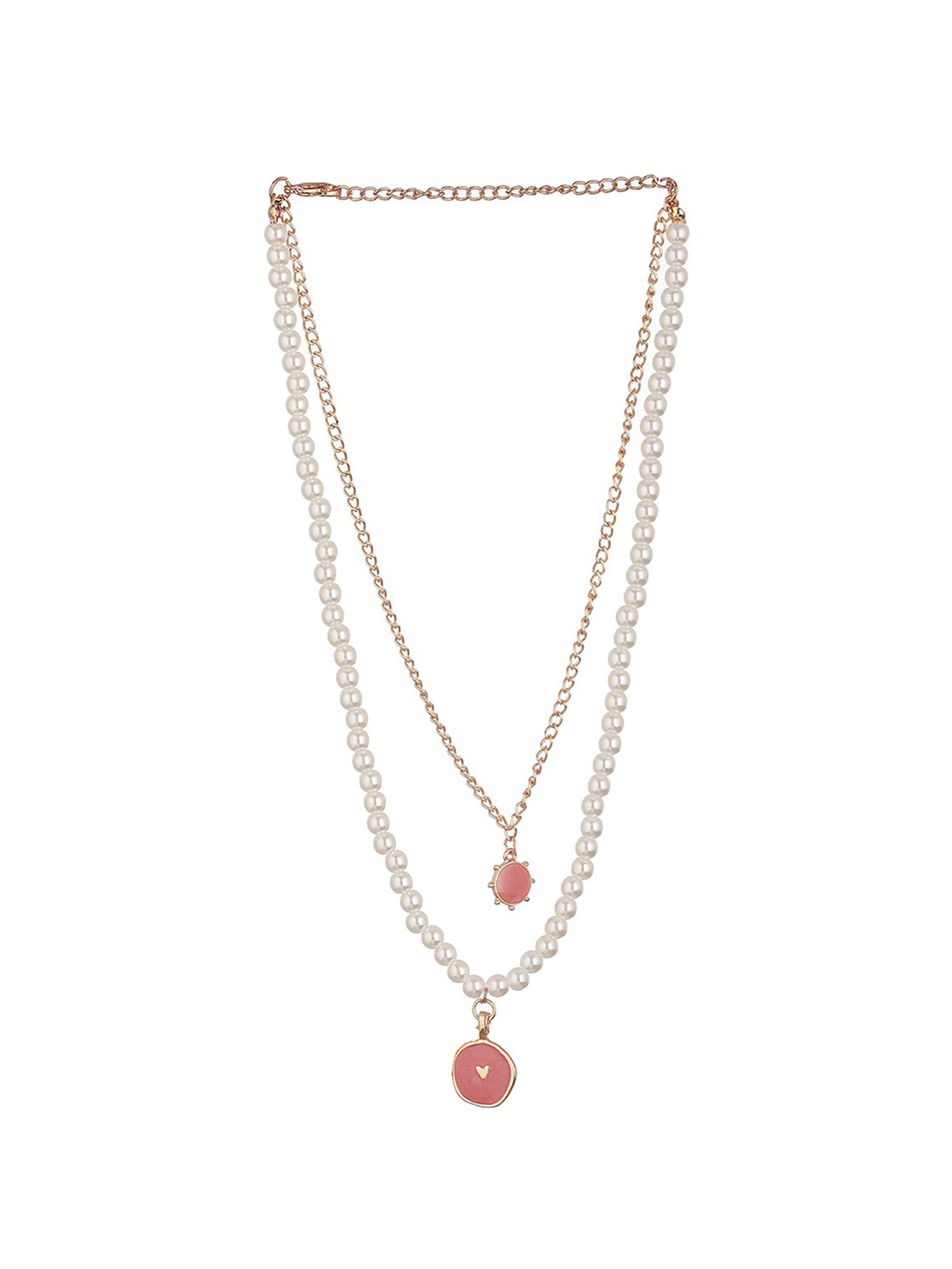 Aatmana Gold-Plated & Pearl Layered Necklace