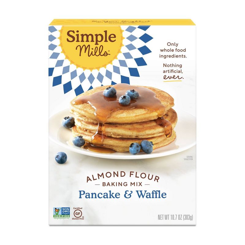 Simple Mills Gluten Free Pancake & Waffle Almond Flour Mix - 10.7oz