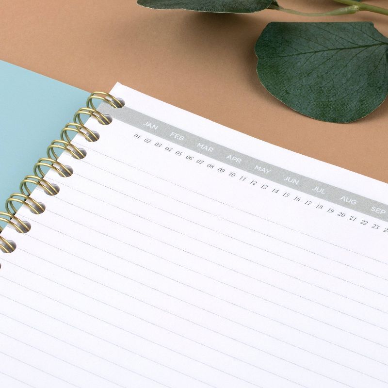 80 sheet 1 Subject Spiral Notebook Work Style 8.25"x5.75" Seaglass - Cambridge