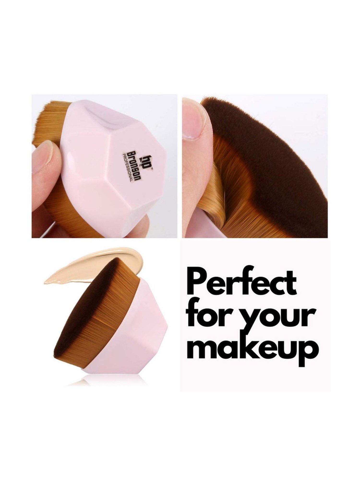 Bronson Professional Diamond Magic Foundation Makeup Brush