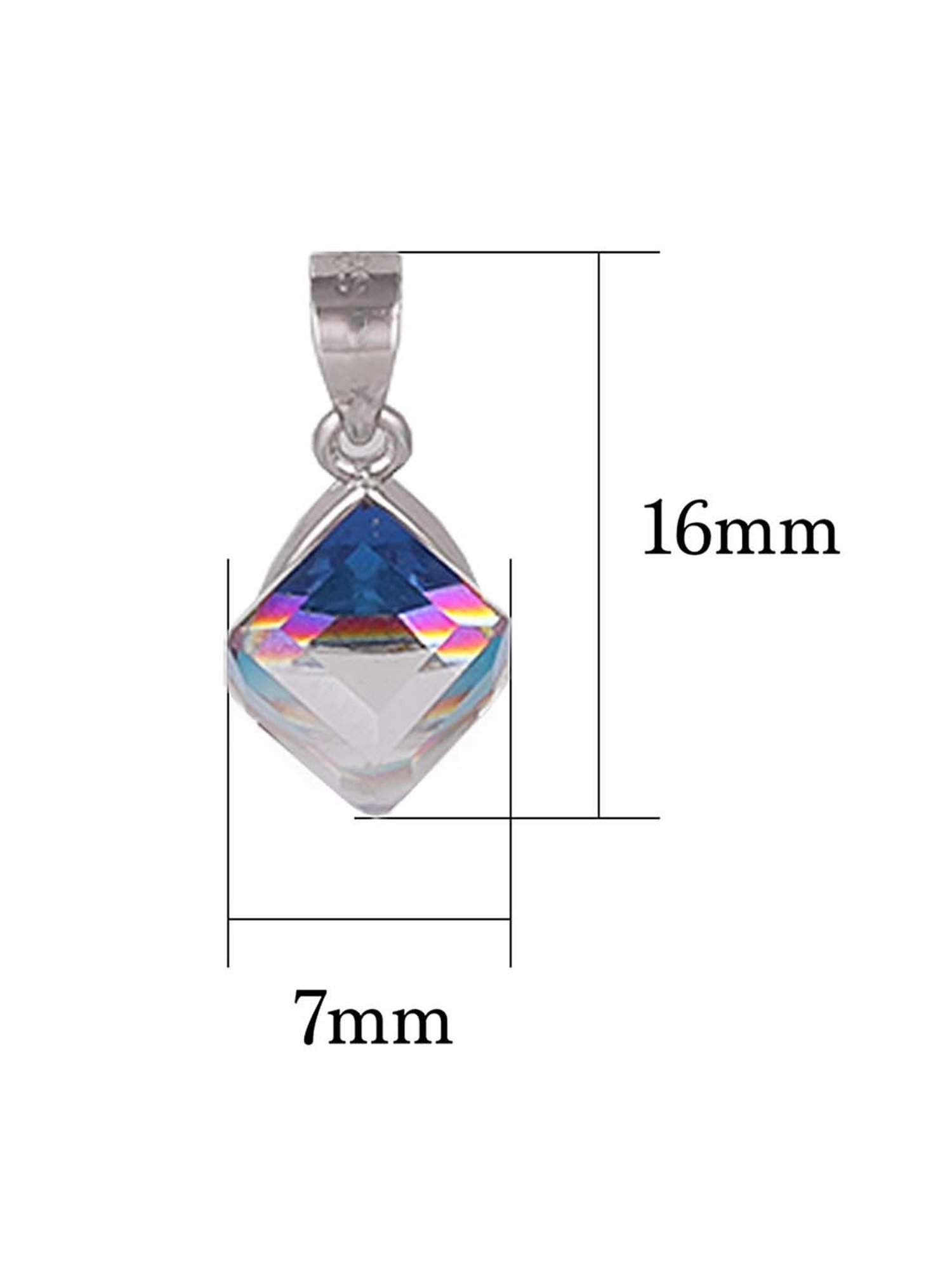 Silberry 925 Silver Solitaire Dream Pendant & Earrings