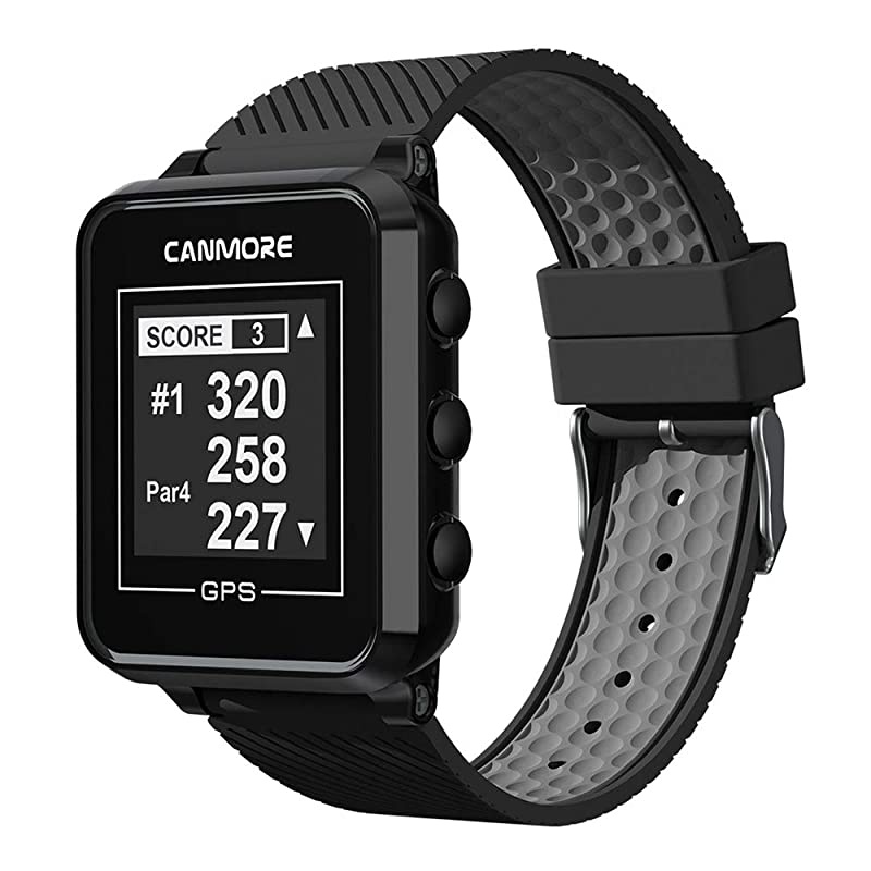 TW353 GPS Golf Watch Essential Golf Course Data and Score Sheet Minimalist amp User Friendly 38000+ Free Courses Worldwide 4ATM Waterproof 1Year Warranty Black