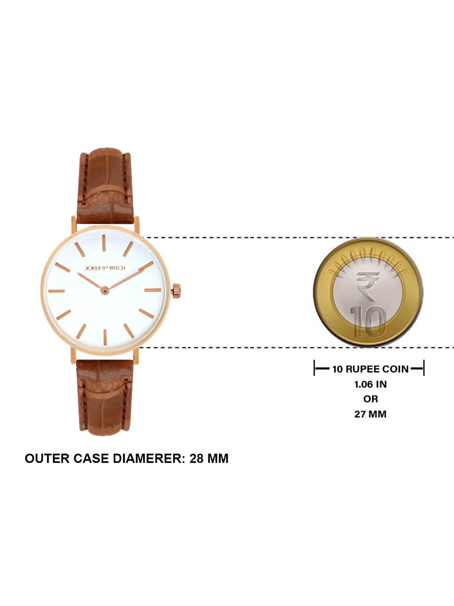 Joker & WItch JWBS498 Analog Watch for Women With Bracelet
