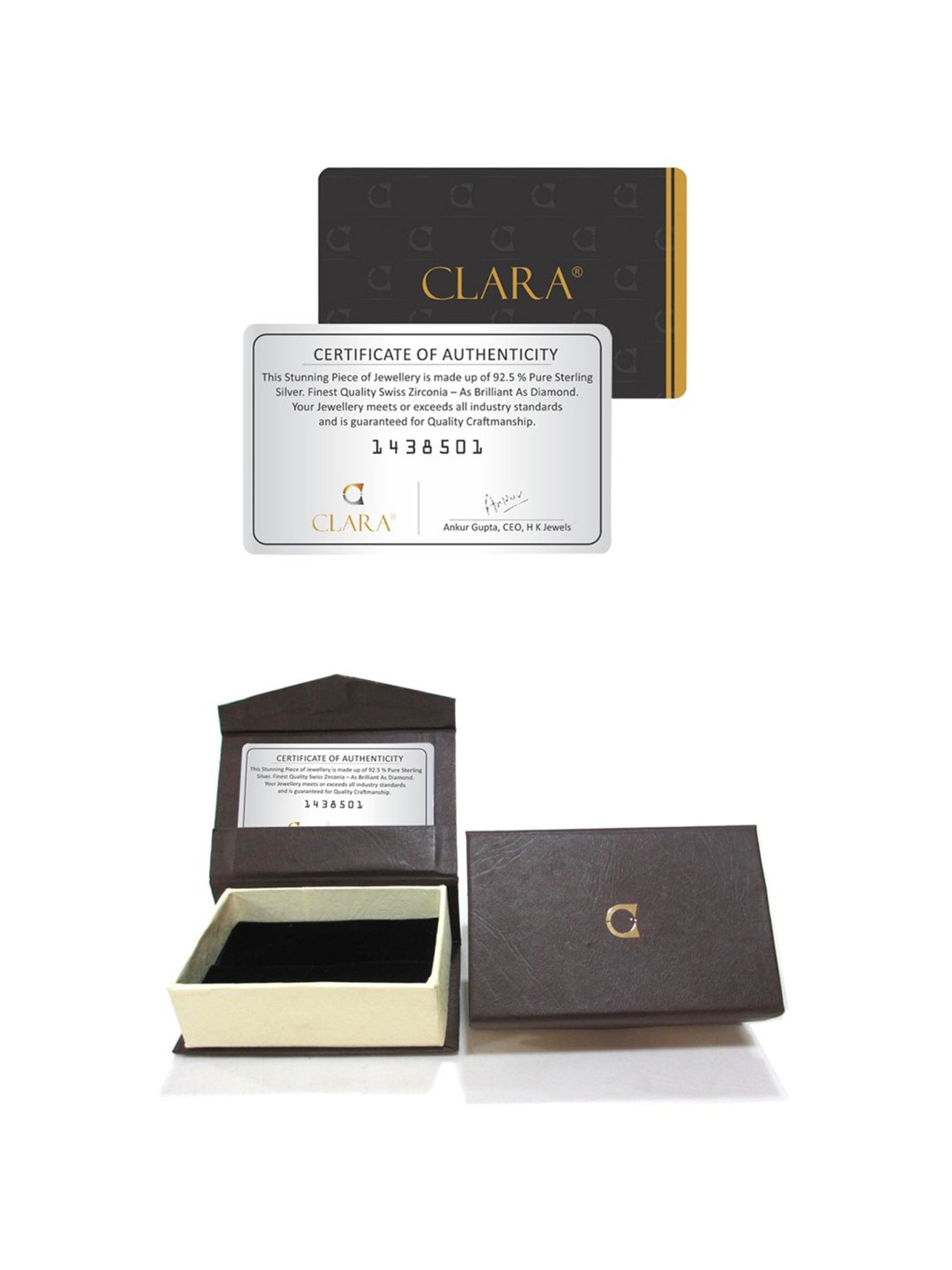 Clara 92.5 Sterling Silver Black Minimal Daily Wear Stud Earrings for Kids Girls