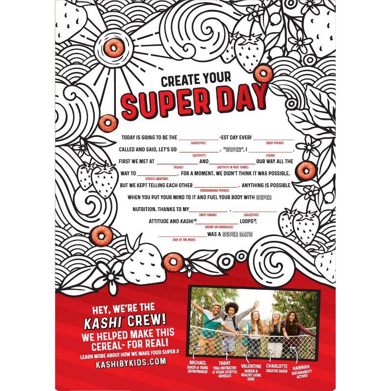 Kashi Kids' Super Loops Berry Cereal - 9.5oz
