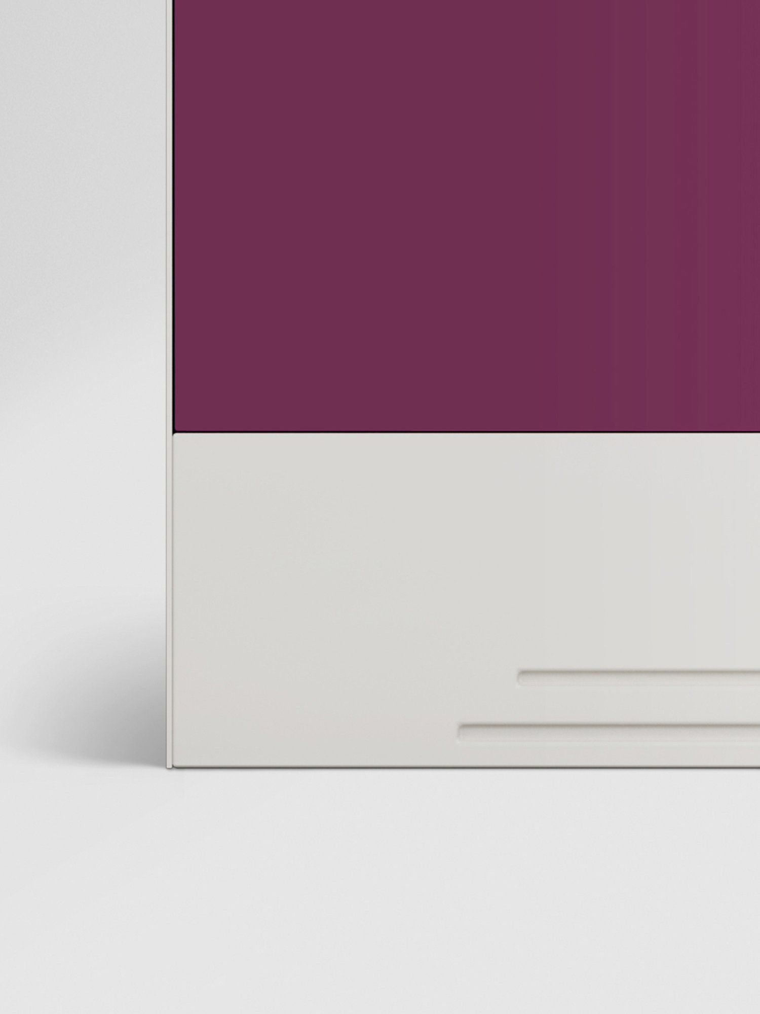 Godrej Interio Slimline 2-Door Steel Almirah, Purple (1-Year Warranty)