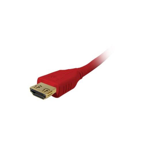 COMPREHENSIVE CONNECTIVITY COMPANY HD-HD-18INPRORED 1.5FT HDMI CABLE W PROGRIP RED