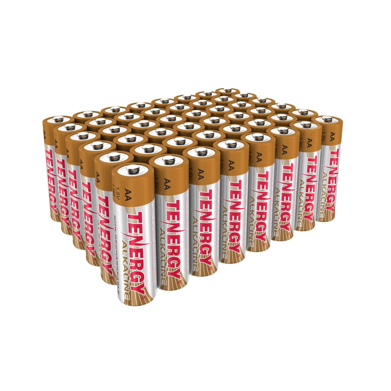 1 Box: 24pcs Tenergy AA Size (LR6) Alkaline Batteries