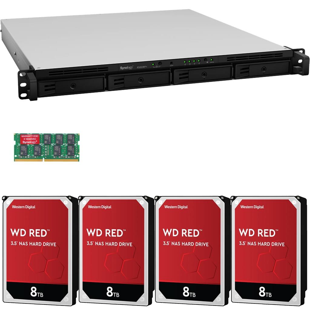 Synology RS820RP+ 4-Bay RackStation NAS with 8TB (4x2TB) of Western Digital RED NAS Drives Fully Assembled Tested By CustomTechSales