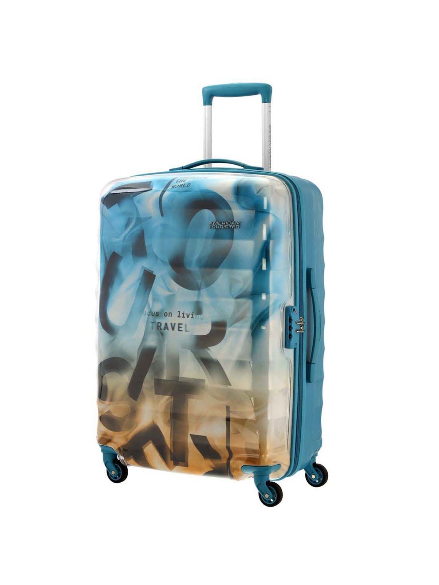 American Tourister Verg Multicolor Printed Hard Large Trolley Bag - 79 cm