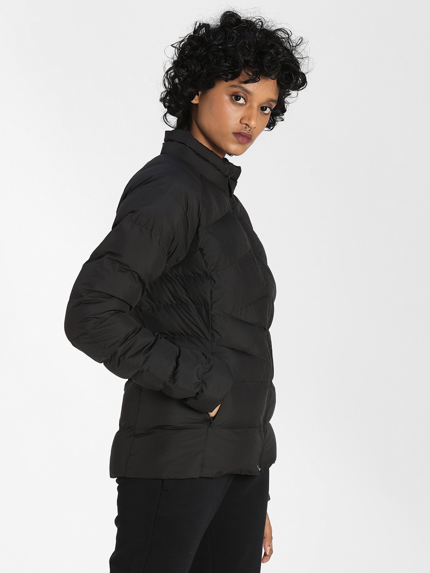 Puma Black Slim Fit Puffer Jacket
