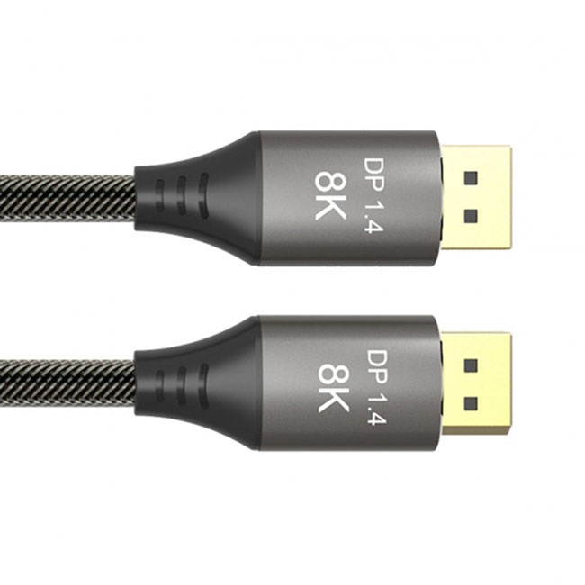 Cablecc 1M 100CM 8K 60hz DisplayPort 1.4 Cable Ultra-HD UHD 4K 144hz DP to DP Cable 7680*4320 for Video PC Laptop TV