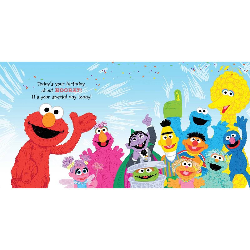 Happy Birthday! -  (Sesame Street Scribbles) (Hardcover)