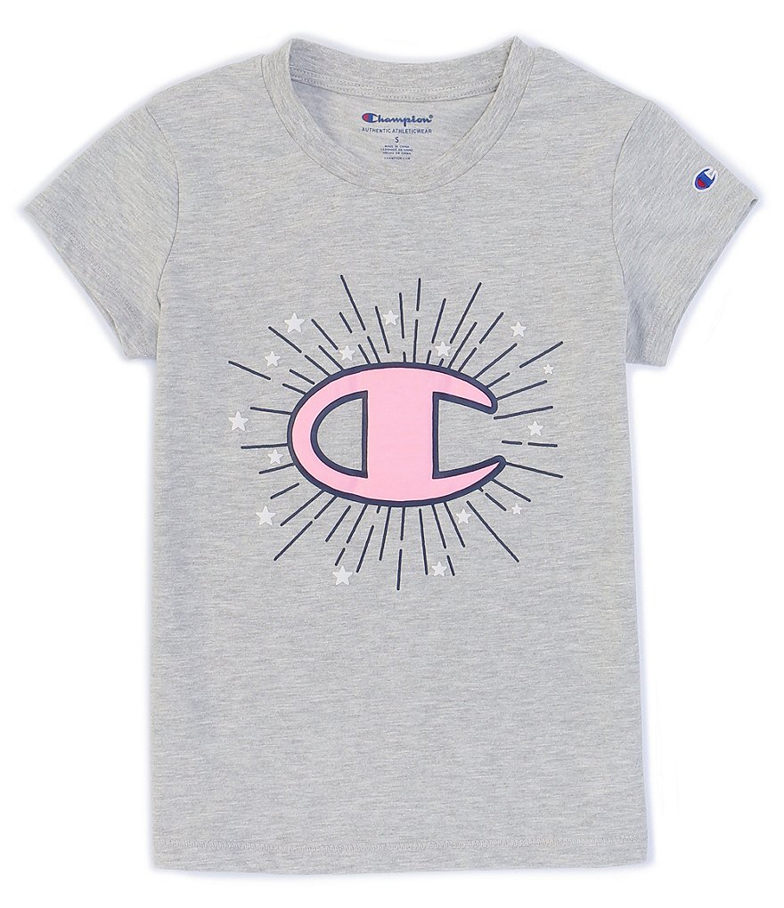 Champion Big Girls 7-16 Short-Sleeve Sun Burst Tee
