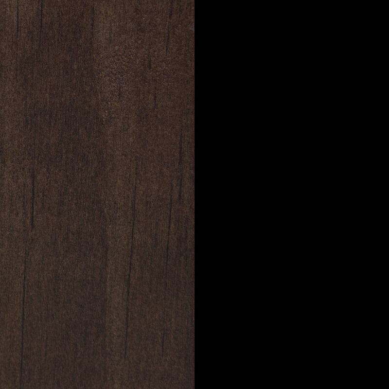 City Life Metal Bar Cart On Wheels Black - South Shore