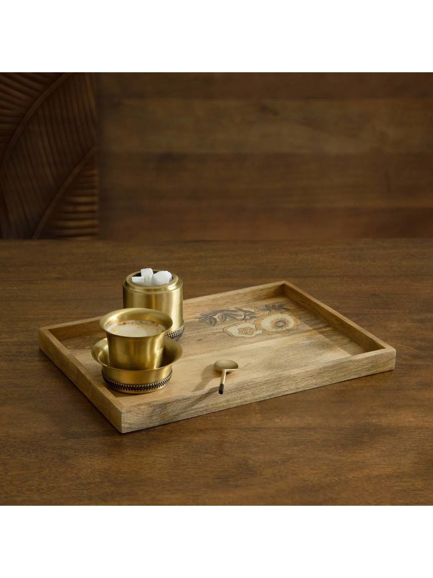 Gibson Home 18" x 24" Ceramic Gracious Rectangular Serving Platter