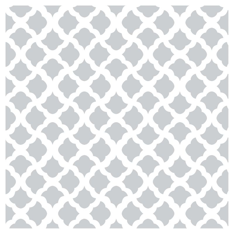 Con-Tact Brand Grip Prints Non-Adhesive Shelf Liner- Talisman Glacier Gray (18''x 4')