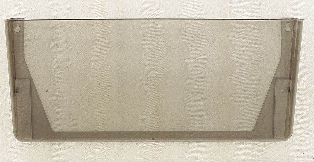 OIC 1-Pocket Plastic Wall File Smoke (21441)