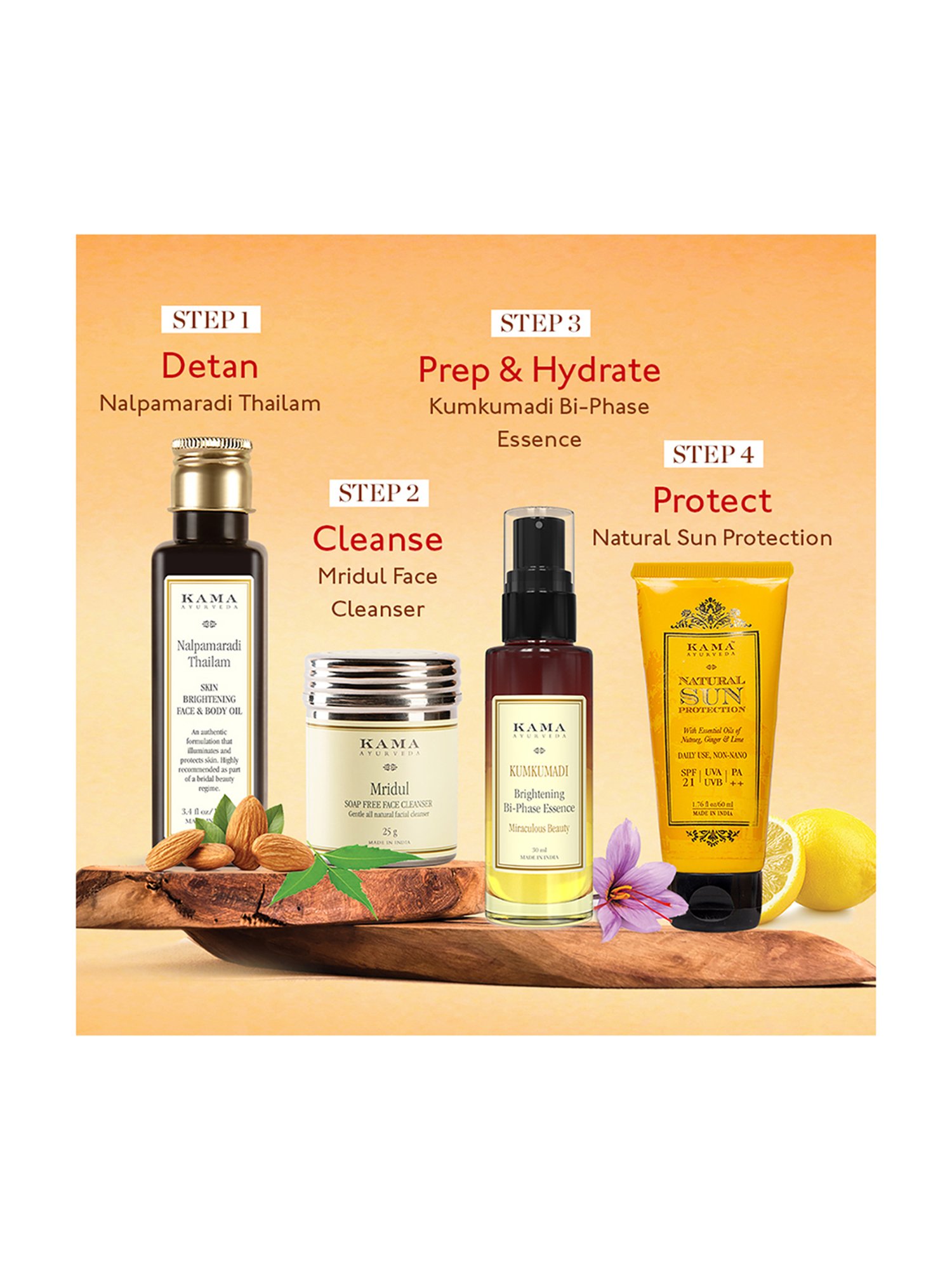 Kama Ayurveda Nalpamaradi Thailam Skin Brightening Treatment 50 ml (Unisex)